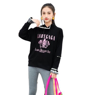 China Anti-wrinkle 2021 spring big girl hoodie and autumn models children's sweater loose loungewear manufacturer for sale