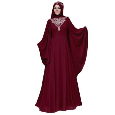 China 2021 fashion turkey arabic plus size hijab hijab robe kaftan abaya muslim woman M0911-016 women abayas girls dubai plus size abaya for sale