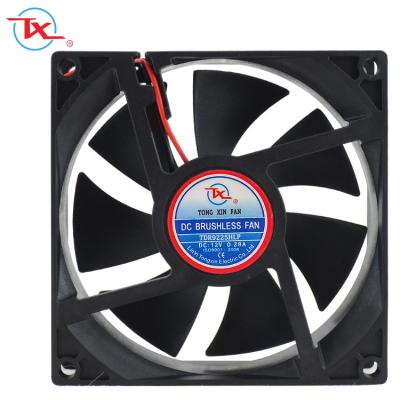 China Factory 9225 DC Brushless Fan 12V 24V 48V, 92x92x25mm DC Axial Fan for Cabinet, 3 Inch 92mm DC Fan Bushing or Ball Bearing for sale