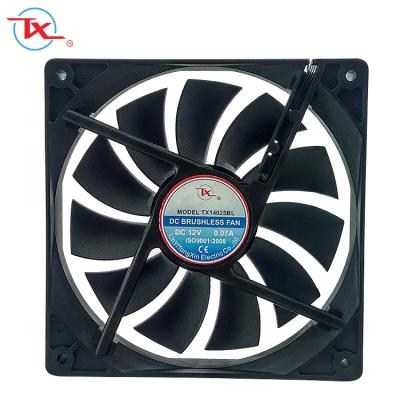 China 14025 DC Fan Cooler 12V Plastic High Pressure Ceiling Fans for sale