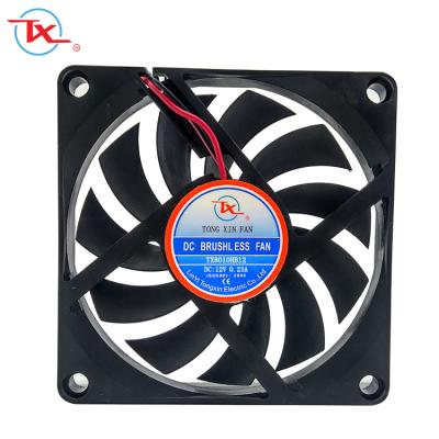 China TongXin 36 volt dc motor 12v dc 11 plastic quiet fan 8010 waterproof fans for graphics card for sale