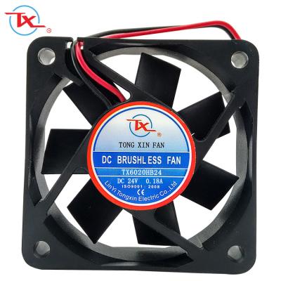 China Plastic Fan 60x60 12v 24v 48v 12v DC 6020 Axial Fan 60*60*20 mm for sale