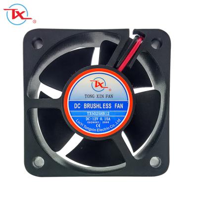 China Computer Case TongXin Manufacturer Hydraulic Sleeve Ball Bearing Fan 50mm Computer Led Fan For Gaming PC for sale