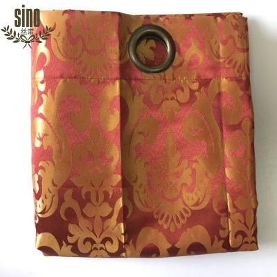 China The other glorious red polyester jacquard curtain fabric wholesale for sale