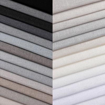 China New european and american style material voile solid fabric/pure fabric for curtain for sale