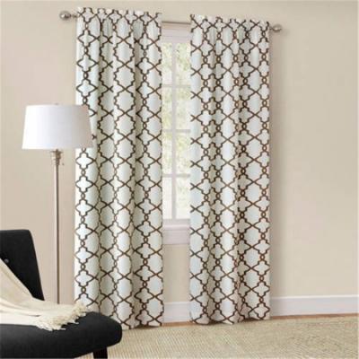 China Professional 100% Polyester Blackout Blackout Window Decorative Neutral Blackout Curtain Fabric for sale