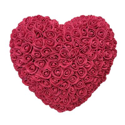 China Heart Wholesale Huge Heart Rose Heart Artificial Heart Rose Wholesale  Bear Pearl Bear For Heart Rose  Valentines Day for sale