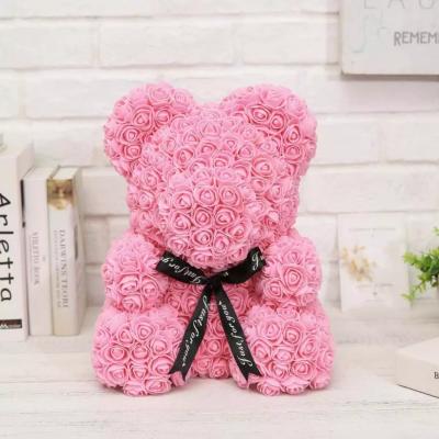 China 2020 Soap Teddy Roses Bear Flower with Gift Box for All Occasion for sale