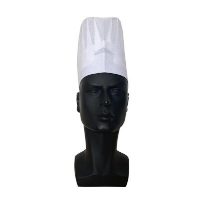 China Flat Dome Restaurant Supplies Ready To Ship Adult Japanese Chef Hat For Paper Chef Hats for sale