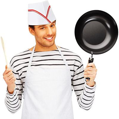 China Hot Selling Comfortable Restaurant Factory Cheap Price Excellent Quality Chef Paper Hat for sale