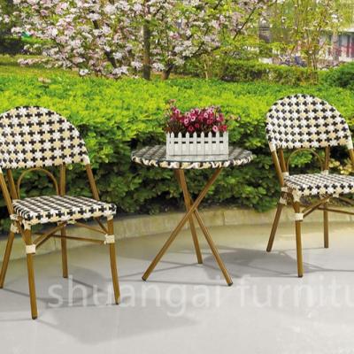 China Modern Design Garden Cafe Chair Patio Luxury Outdoor Garden Furniture Waterproof Modern Design Chairs for sale