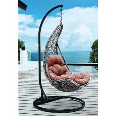 China Modern Handmade Swing Chair Polyester Cotton Rope Hanging Hammock Macrame Chair for sale