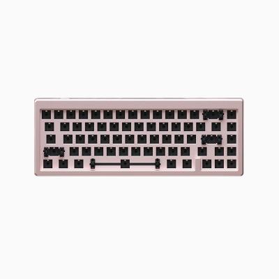 China CNC + anodic oxidation; Diy Pad 67 Factory Manufacture 65% Aluminum Key Keyboard Accessories Mechanical Keyboard Kit for sale