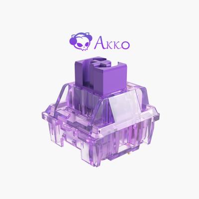 China Hot Swappable Mechanical Keyboard Switch Akko CS 45PCS/Set Original POM/PC Jelly Purple for sale