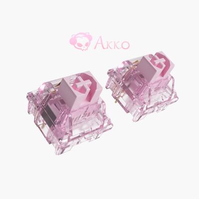 China Pink POM/PC Switch For Girls DIY Hot Swapping RGB Mechanical Gaming Keyboard CS Jelly Akko Switches for sale