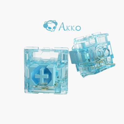 China POM/PC OEM Switches With Steady Dustproof Stem Hot Swappable Mechanical Keyboard Switch Akko CS Jelly Blue for sale