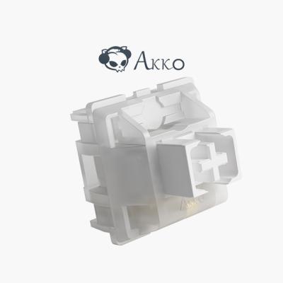 China POM/PC Lightest Actuation Force Keyboard Switch Best For Long Time Typing Akko CS Jelly White Switches for sale