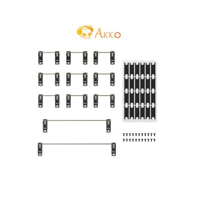 China DIY Keyboard Fanatic Akko Keyboard PCB Mounted Screw In Stabilizer PTFE 2U 6.25U 7U Customized Keyboards Stabilizers for sale