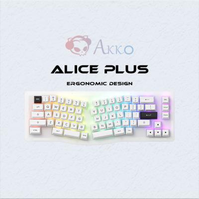 China Acrylic+CNC AKKO OEM RGB Backlit Keyboards 87 61keys Teclado Wireless Gamer Custom Mechanical Gaming Keyboard for sale