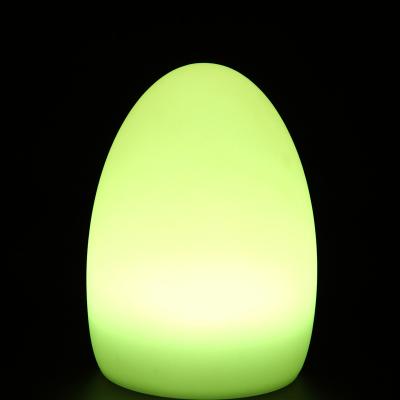 China Portable RGB LED Light 16 Colors Change LED Decoration Egg Shape Light For Christmas Decorative Lamp for sale