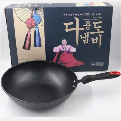 China Viable Best-selling Household Frying Pan Induction Cooker Pan Medical Stone Stick Pan Non for sale