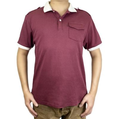 China China Wholesale Men's Polo Shirts With Chest Pocket 100% Cotton Interlock High Quality for sale