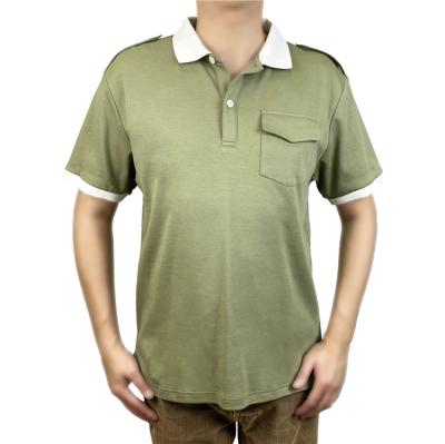 China Wholesale High Quality 100% Cotton Breathable Interlock Anti-pilling Men's Polo T-Shirt With Chest Pocket for sale