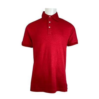 China Hot Sale Mens 100%Cotton Breathable Tank Top Custom Design Polo Shirt Golf Shirt With Placket for sale