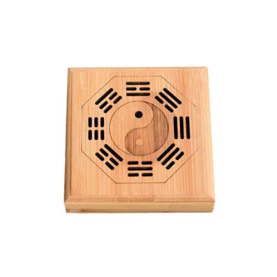 China Wholesale Home Arabic Bamboo Cavity Carved Incense Burner AROMATIC Ash Catcher Incense Burners Decor Oud Incense Holder Incense Box for sale