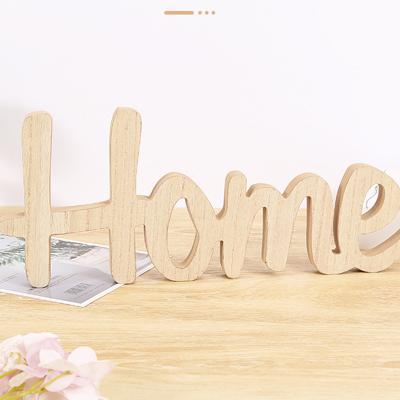 China Wooden home office Nordic style porch decoration handwork China Amazon alphabet decoration for sale