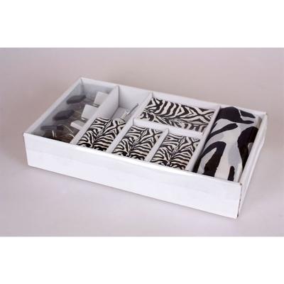 China Sustainable 18 Pcs Bathroom Accessories Set Include Polyester Shower Curtain And Bath Mats And Resin And Ceramic Accessories for sale