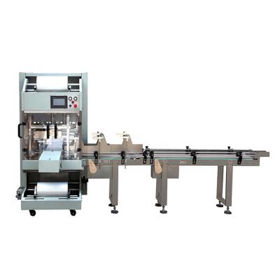 China QSJ5040A Automatic Beverage Sleeve Packing Machine Cuff Wrapping Machine With PE Heat Shrink Wrapping Machine for sale