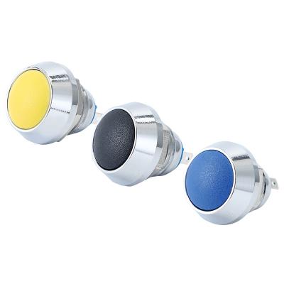 China 12Mm Dome Mini On And Off Door Bell Access Pin Electric Waterproof Push Button Multi-Purpose Switch for sale