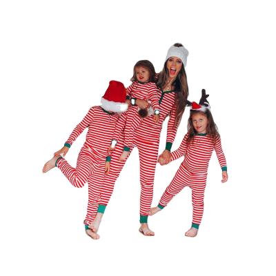 China Cheap wholesale cotton women kids adult infant QUICK DRY stripe plus size set high quality christmas flannel pajamas family onsies for sale