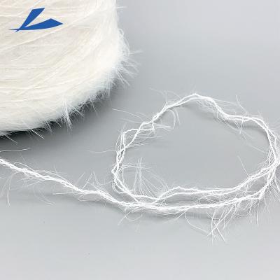 China Hairy Style Mink Hair Yarn 1.3 Yarn Crochet Yarn Nylon Yarn For Hair Flat Knitting High Density for sale