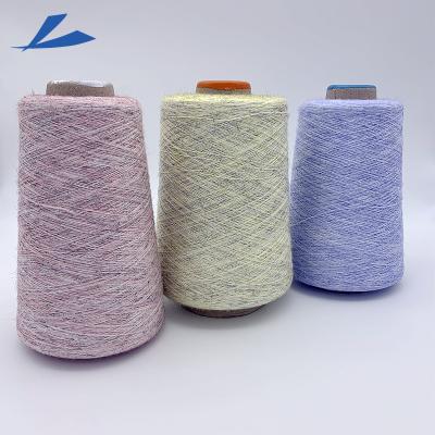 China Antistatic Hot Sale Colored Blend Angora Yarn For Knitting 42%viscose/40%PBT/18% Nylon for sale