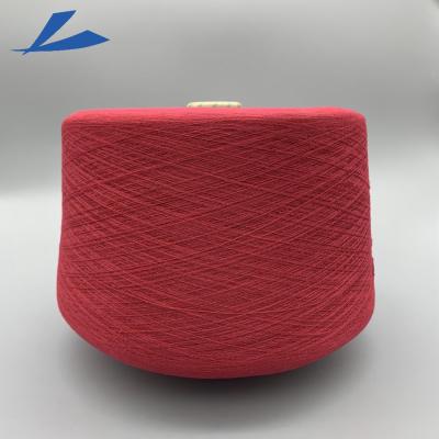 China Wholesale Wool Recycled Like Yarn Polyester / PBT Dyed Core Spun Sweater Yarn For Circular Knitting for sale