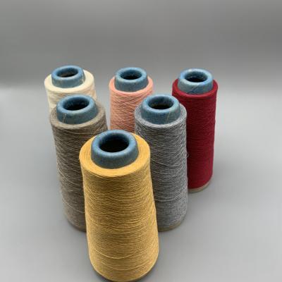 China Sunday Recycled Ne 26.5/2 Cheap Ne 26.5/2 Angora Dyed Core Polyester/PBT Yarn Spun Sweater Yarn For Flat Knitting for sale