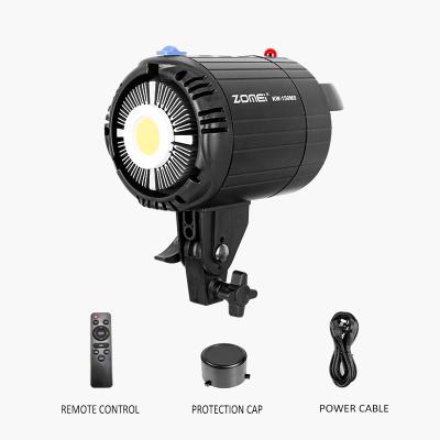 China Professional Zomei 150w LED Spot Light 5600K Photography Lighting Camera Light Studio Video for Camera or Phone for sale