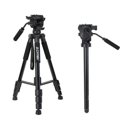 China Best Price Cheapest PORTABLE Video Camera Tripod Mobile Tripod Stand With Pan Head Liquid Tripod for sale