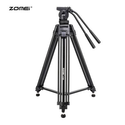 China ZOMEI VT666 DV PROFESSIONAL PROFESSIONAL Liquid Pan Head Tripod Heavy Duty Camcorder for sale