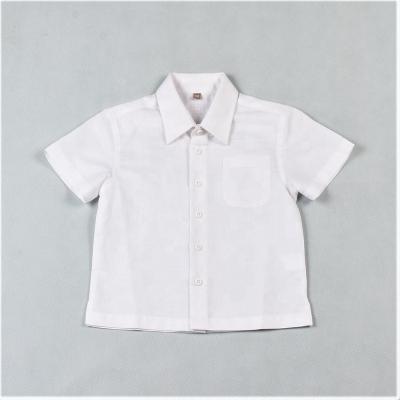 China Boy Anti-Pilling Cotton Kid's Shirt Chest Pocket Junior Canvas Boy's Shirt for sale