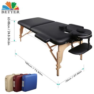 China Wooden Massage Table Spa Bed Massage Table Folding Massage Table for sale