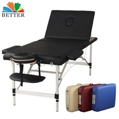 China Massage Table Aluminum Massage Table Portable Massage Table 3 Section for sale