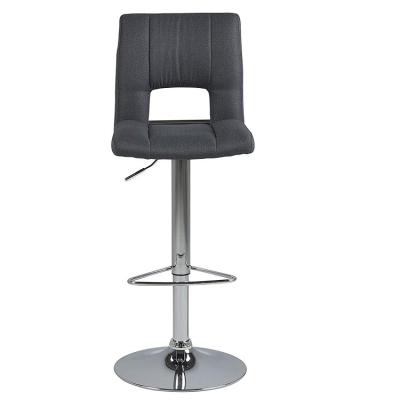 China Modern Canvas Fabric Adjustable Bar Stool Umpire Chair With Hole On The Back Simple Bar Furniture for sale