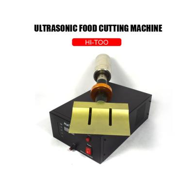 China Food Industry Automatic Ultrasonic Slicing Machine Ultrasonic Frozen Ice Cream Slicing Machine for sale