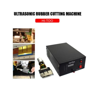 China Rubber Processing Machinery 82.5mm Width Tire Cutting Ultrasonic Slicing Machine for sale