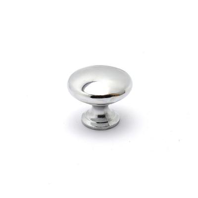 China Contemporary Modern Single Hole Mushroom Small Round Handle Aluminum Alloy Metal Drawer Wardrobe Door Handle Small Round Single Hole for sale