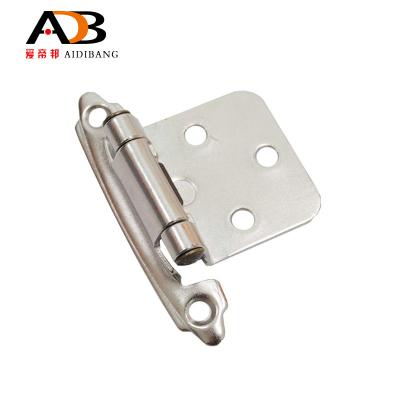 China Iron Semi Concealed Cabinet Hardware Kitchen Hinge Concealed For Cabinets Face Frame Door for sale