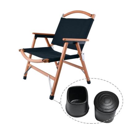 China Contemporary Plastic Chair Leg Black Furniture Plastic Chair Leg PVC Feet Protector Pads Floor Protectors For Avoid Scuffs for sale